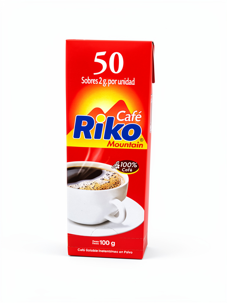 CAJA CAFÉ 50 SOBRES RIKO