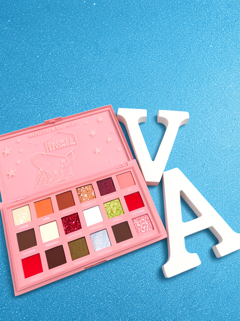 Paleta sombras rosa 14 colores