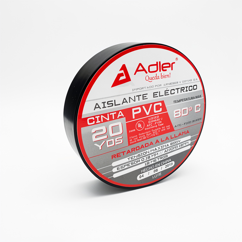 Cinta aislante PVC 3/4 pulg Adler