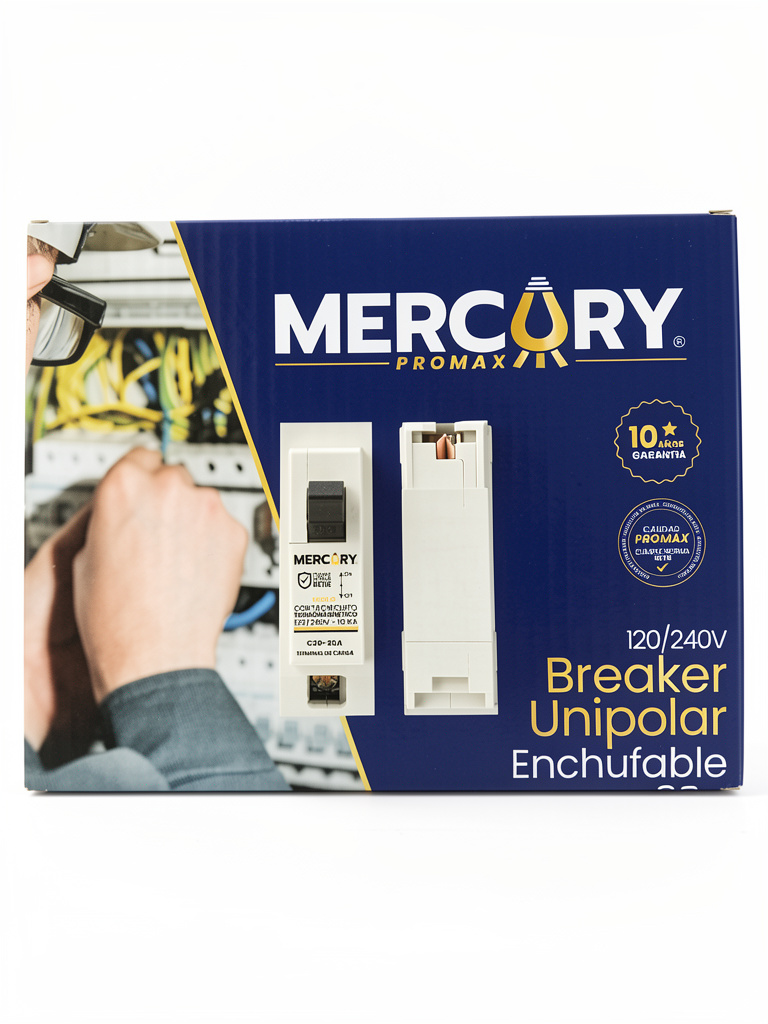 Mercury breaker unipolar 20A
