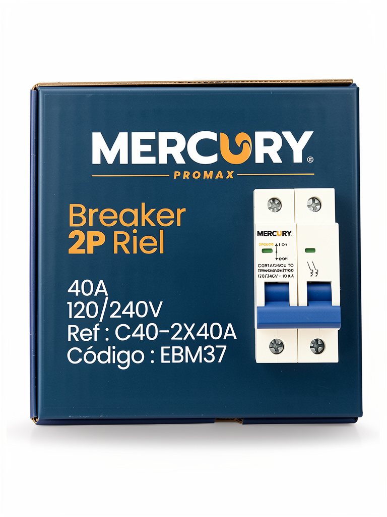 Mercury breaker 2P riel 40A