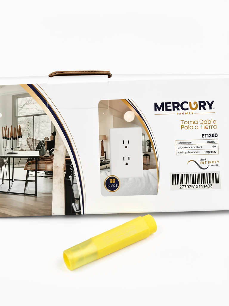 Mercury Toma doble polo a tierra