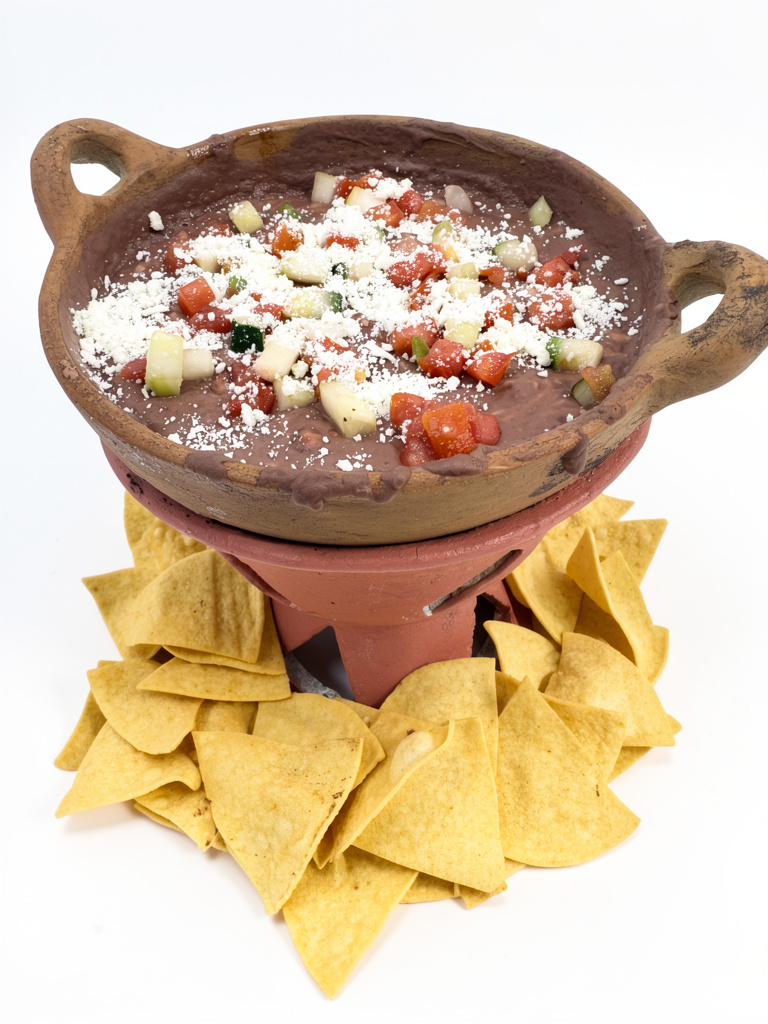 Anafre con chorizo