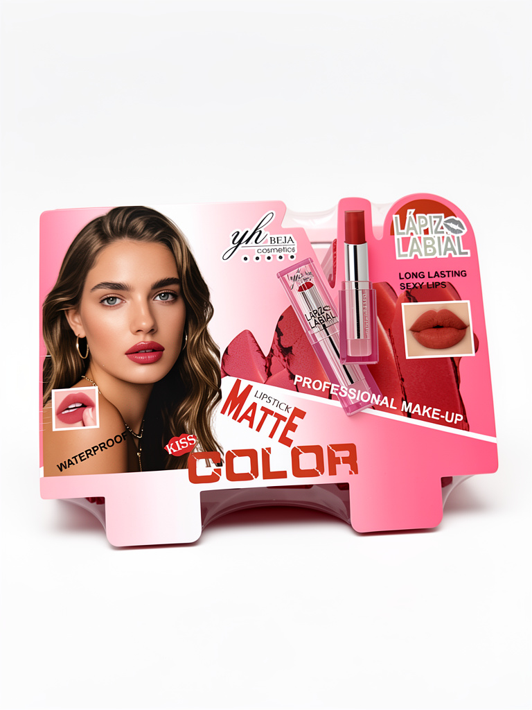LAPIZ LABIAL MATTE  24PCS YH-0165A