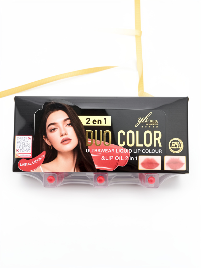 LIQUIDO LABIAL DUO COLOR 24PCS YH-L738