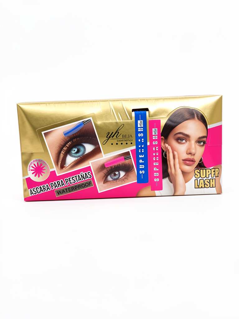 MASCARA DE PESTAÑAS WATERPROOF 24PCS YH-607M
