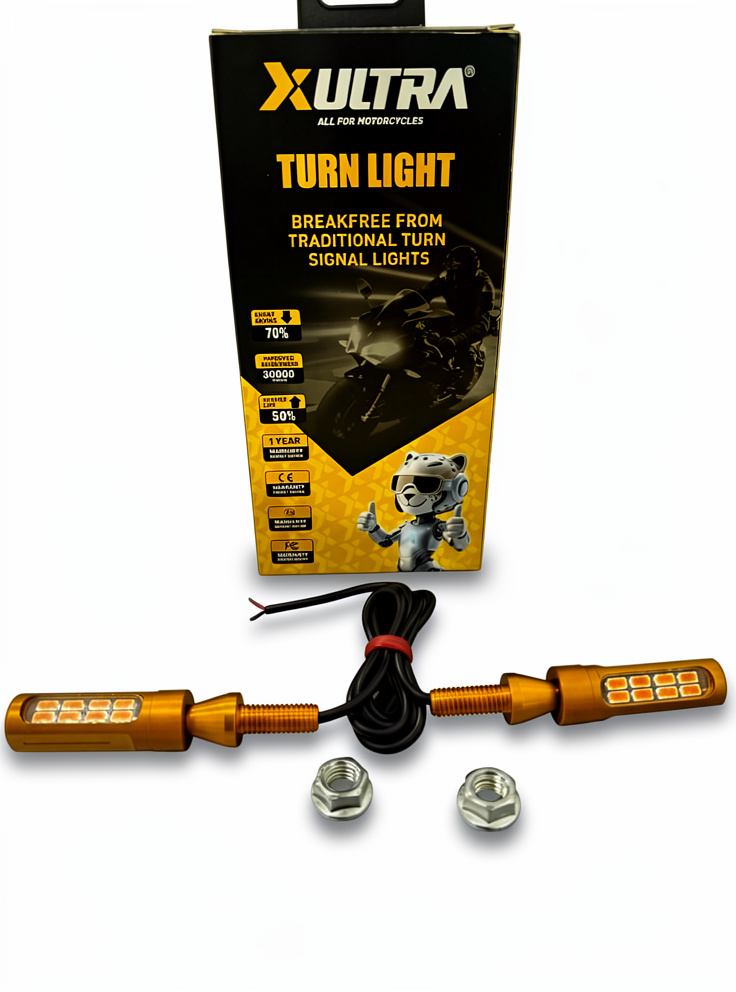 VIA LED METAL LARGA XULTRA DORADA