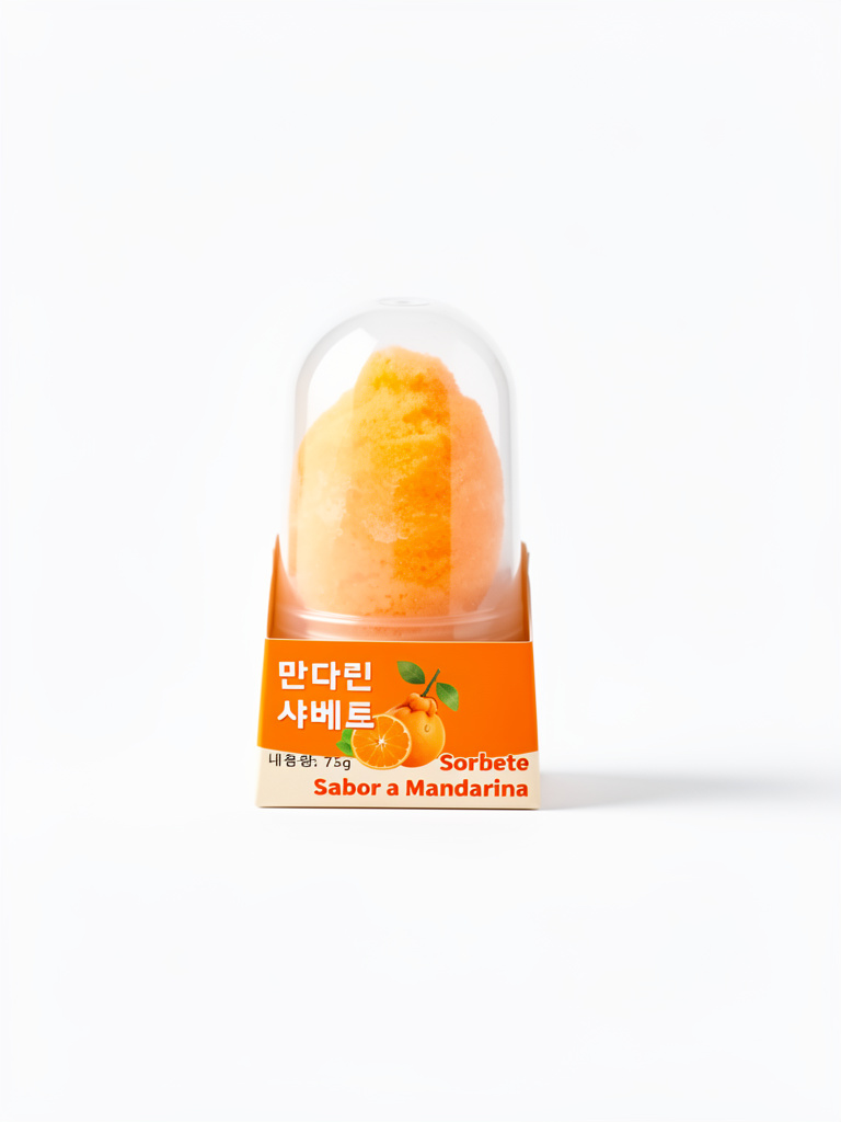 helado mandarina