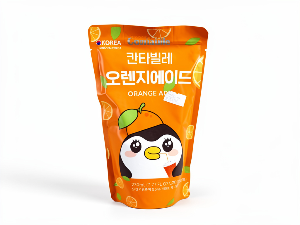 Pouch drink sabor naranja
