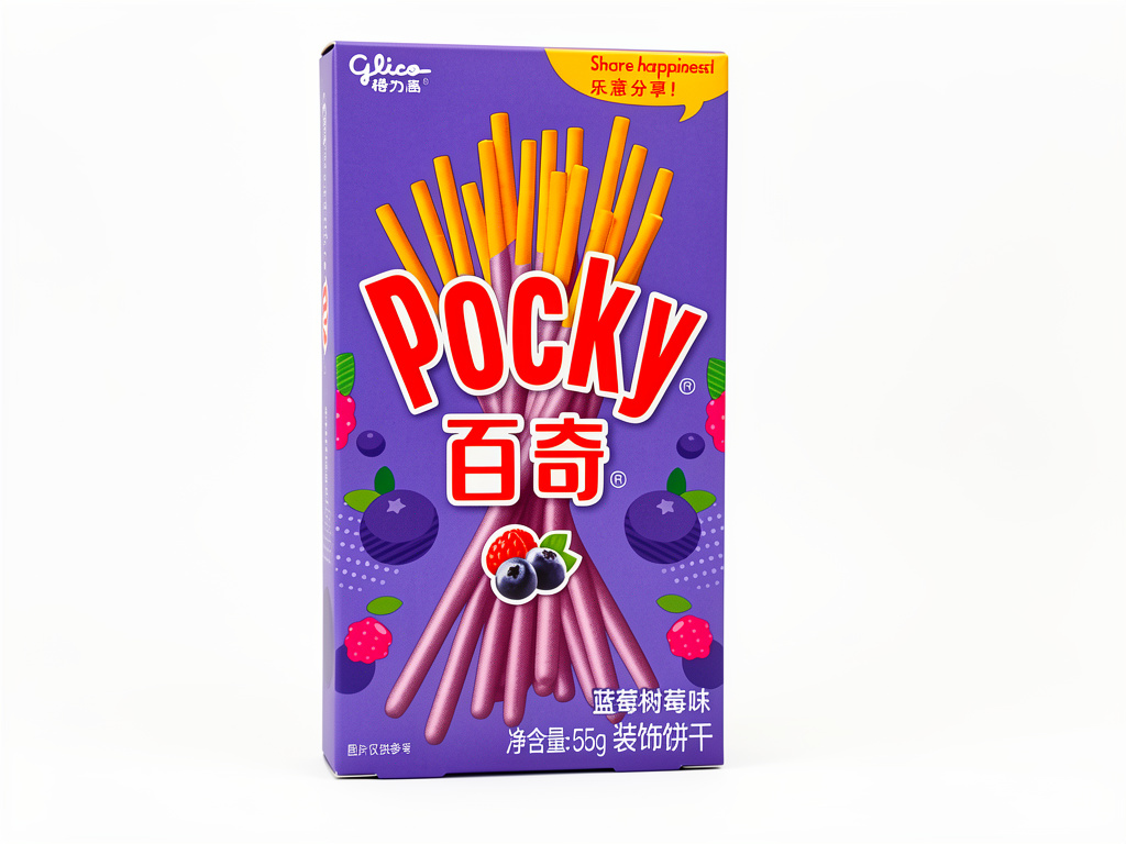 Pockys sabor arándanos