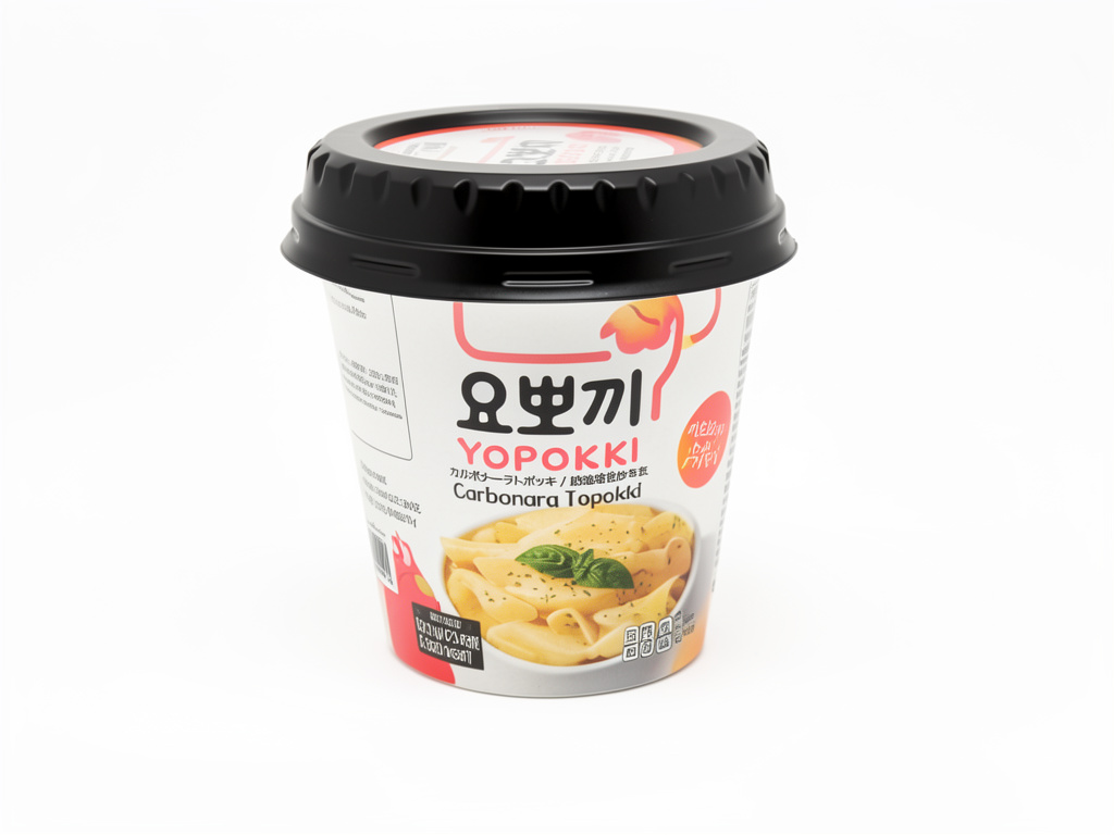 Toppoki sabor carbonara