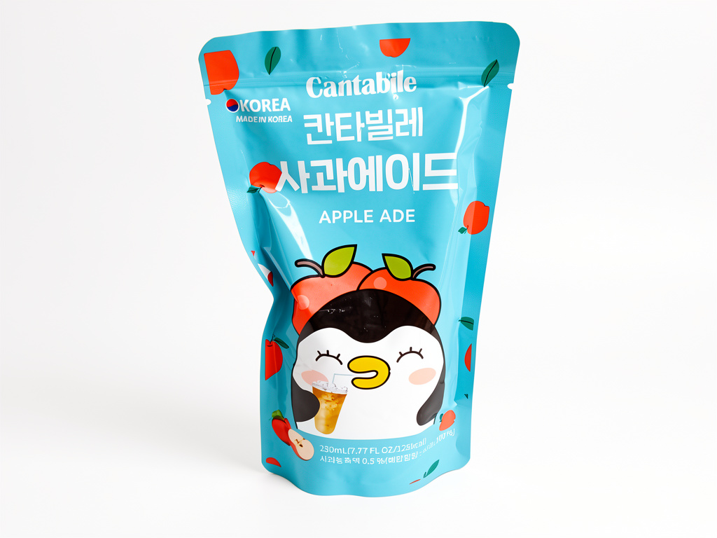 Pouch drink sabor manzana