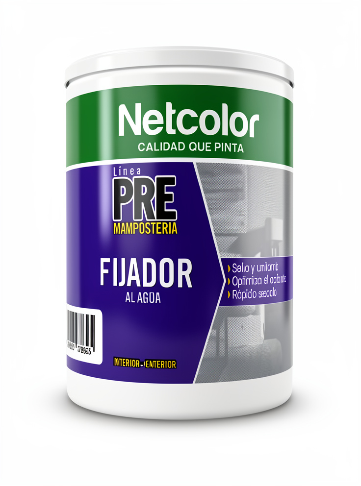 NETCOLOR 1L PRE MAMPOTERIA FIJADOR AL AGUA
