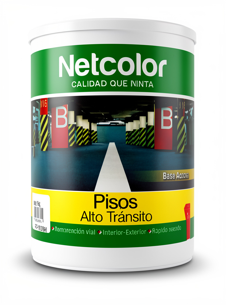 NETCOLOR 1L PISO ALTO TRANSITO AZUL
