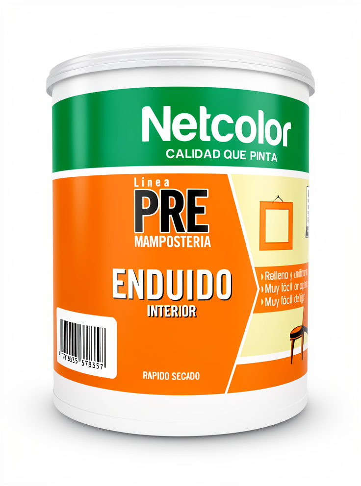 NETCOLOR 1L PRE MAMPOSTERIA ENDUEDO INTERIOR