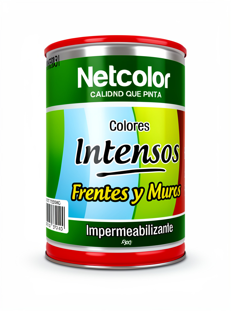 NETCOLOR 1L FRENTES Y MUROS NEGRO EBANO