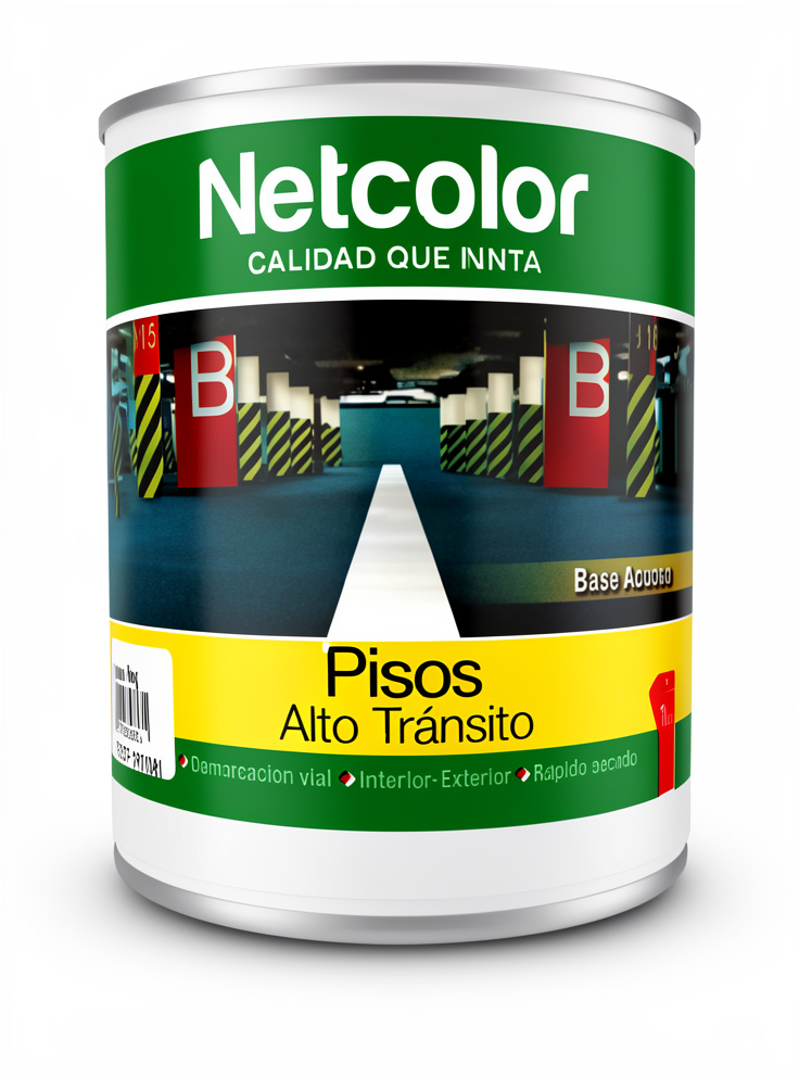 NETCOLOR 1L PISO ALTO TRAN ACUOSO NEGRO