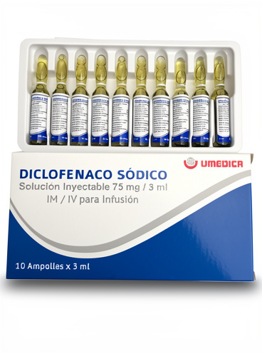 Diclofenaco x10 amp umedica