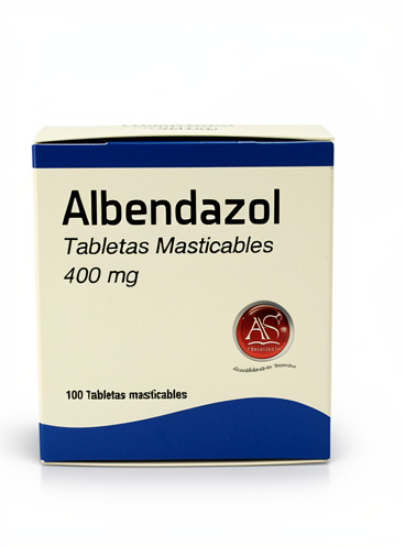 Albendazol x100 tabletas masticables Argus