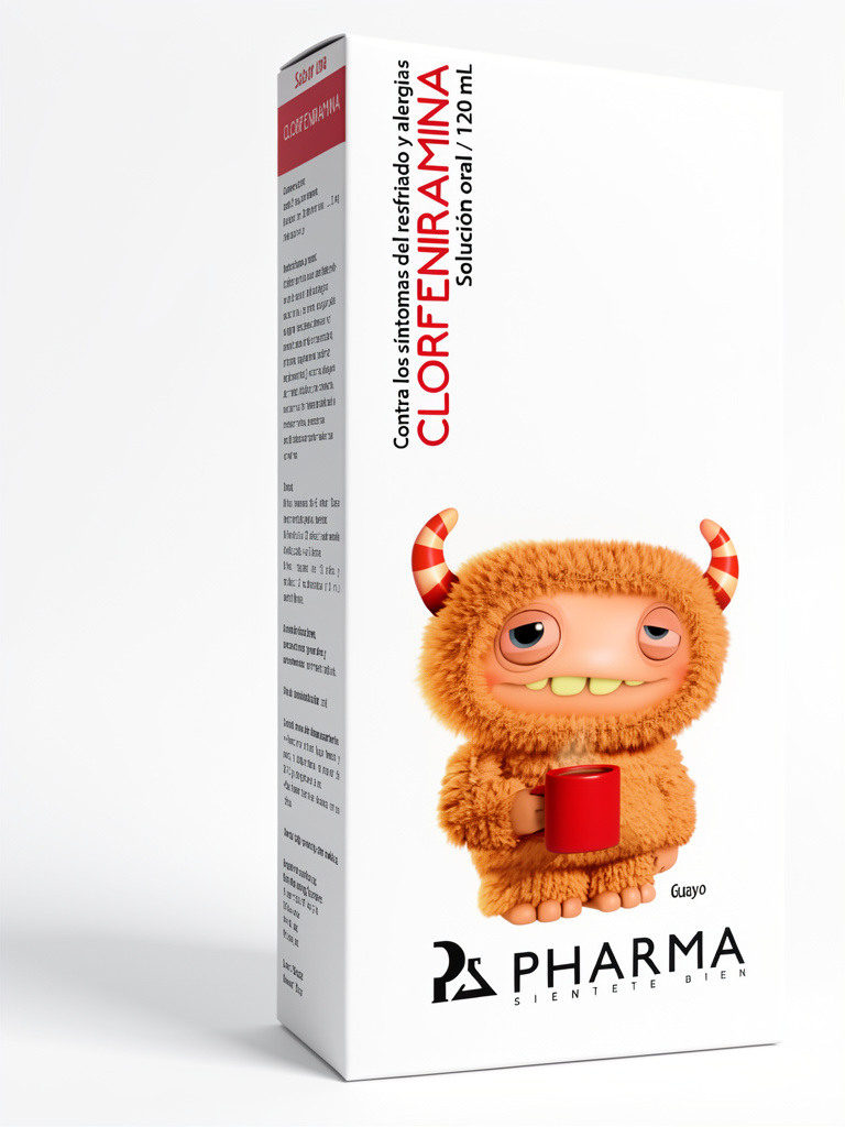 Clorfeniramina Maleato Jarabe 120mL PS Pharma