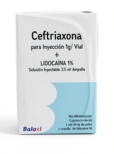 Ceftriaxona 1g balaxi