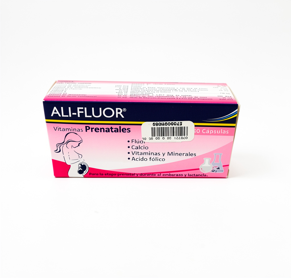 alifluror tabletas prenatales alifarmat
