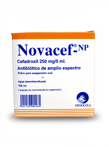 Novacef Cefadroxilo 250mg Ml (Merkell)