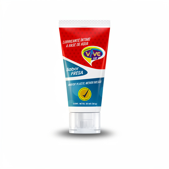 Lubricante vive tubo 30ml fresa