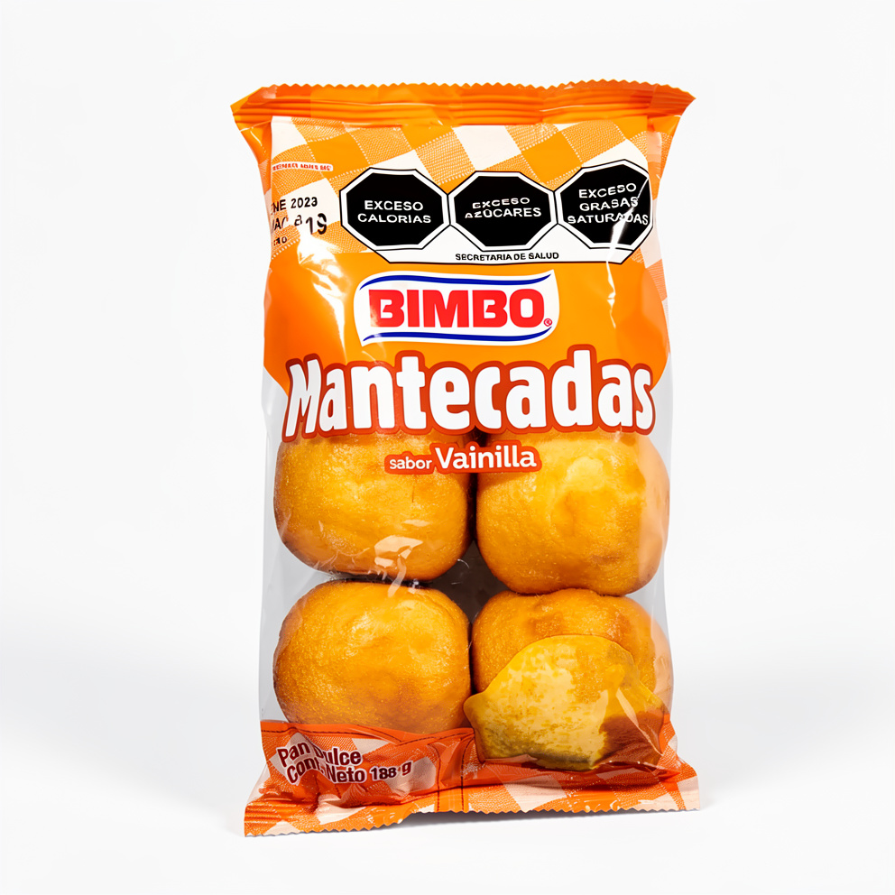 MANTECADAS VAINILLA 6PZS