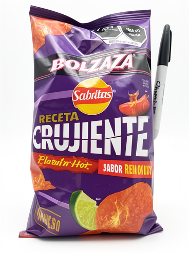RECETA CRUJIENTE XTRA FLAMIN HOT BOLZAZA DE 75G