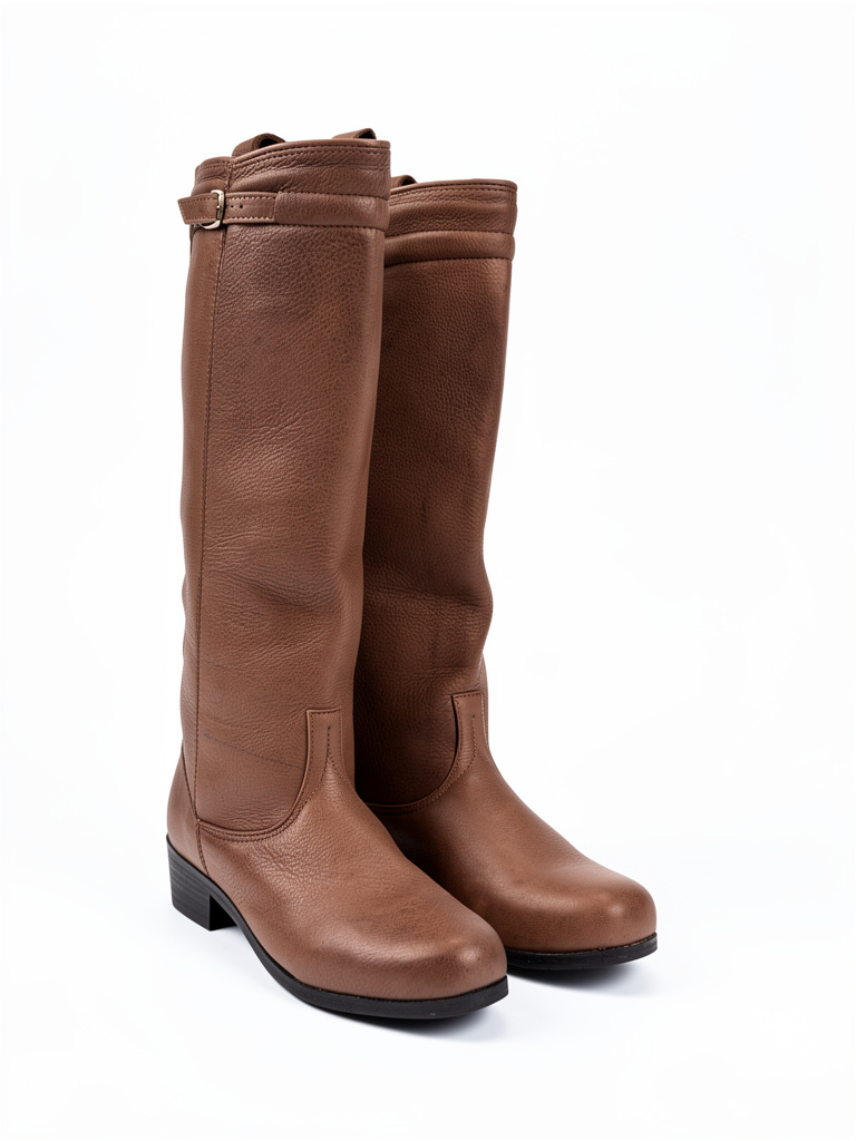 Botas clásica marrones con hebilla
