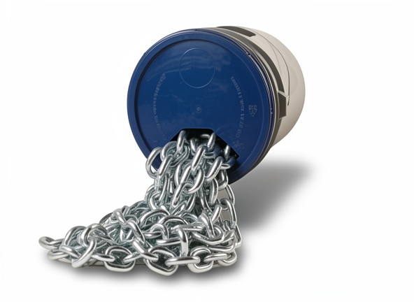 CADENA GALVANIZADA 5/16 BALDE DE 50KGS