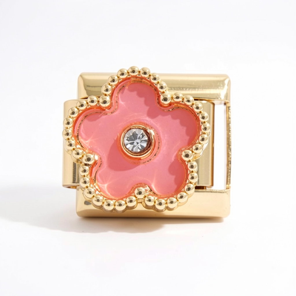Charm Flor Rosa