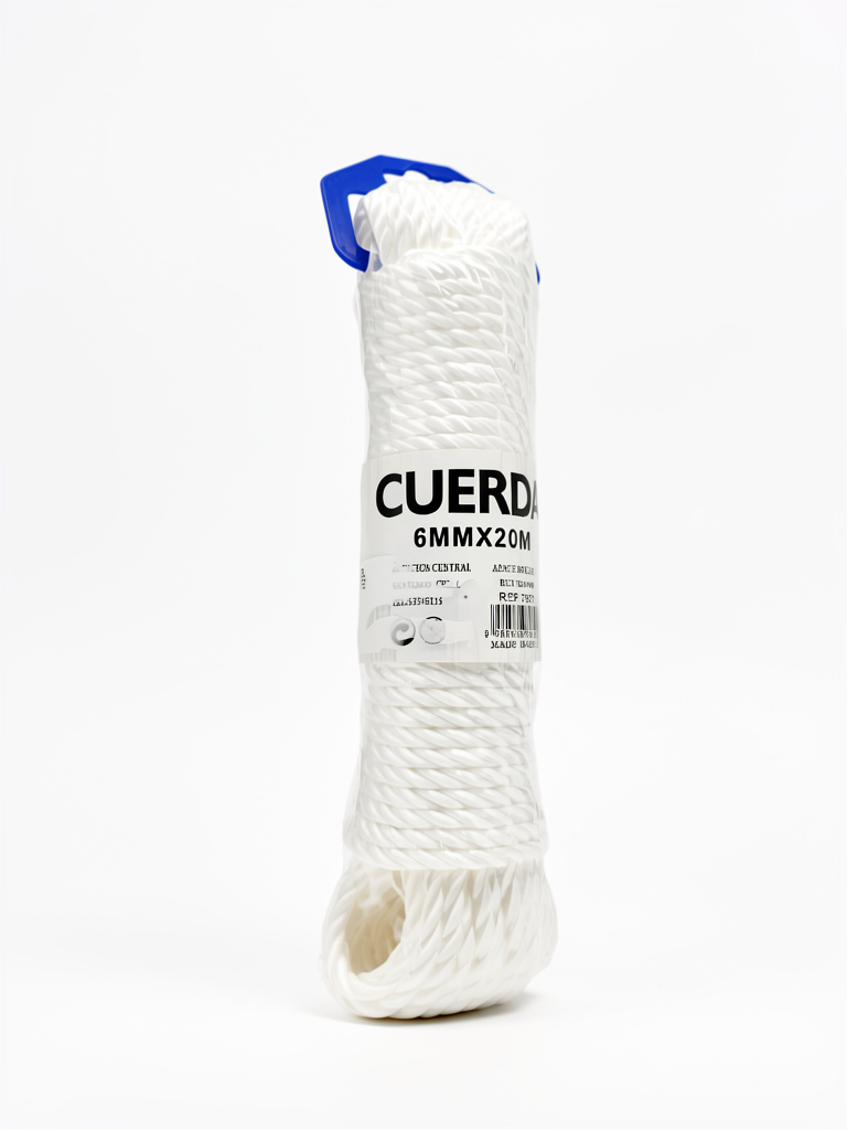 Cuerda blanca 6mm x 20m