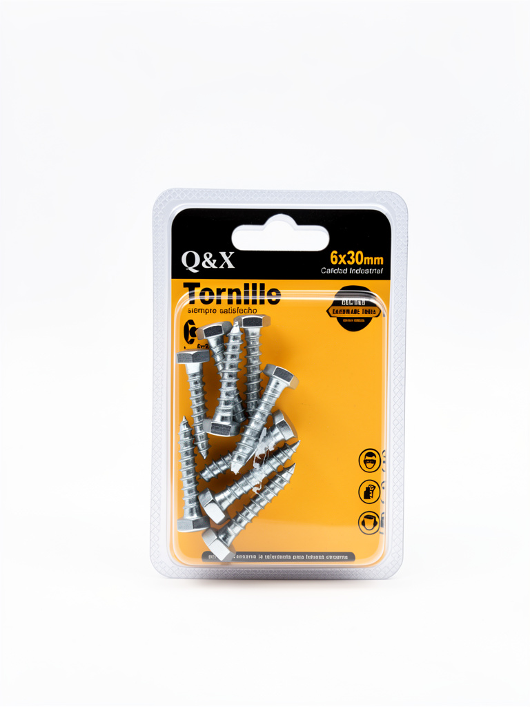 tornillos tirafondo 6x30mm