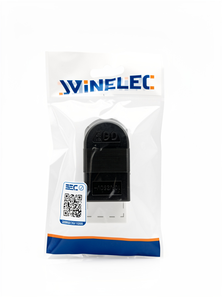 Enchufe negro hembra 10A 2p