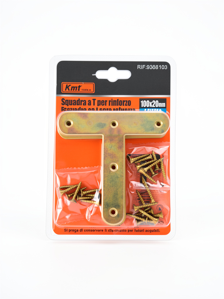 escuadra T reforzada 100x20mm