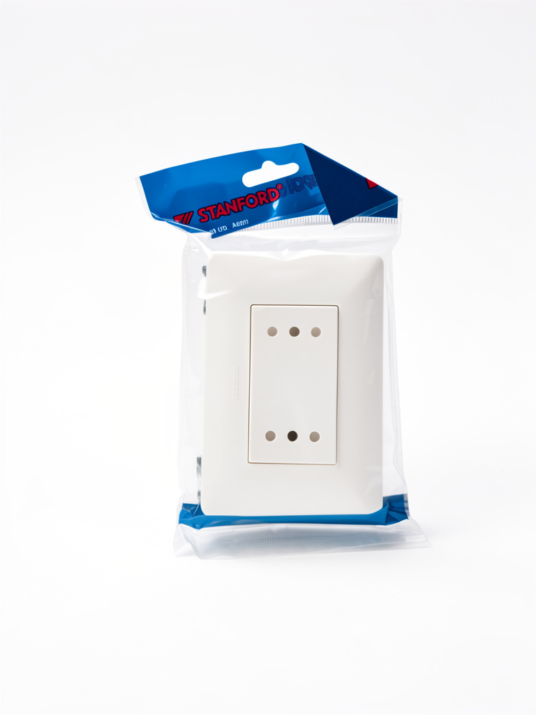 Enchufe blanco doble 10A