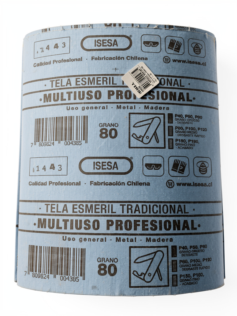 lija metal grano 80