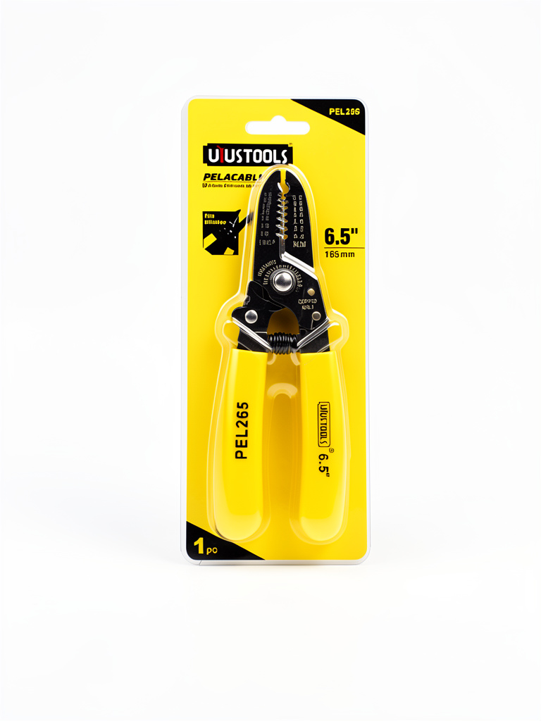 pelacable amarillo 6.5"