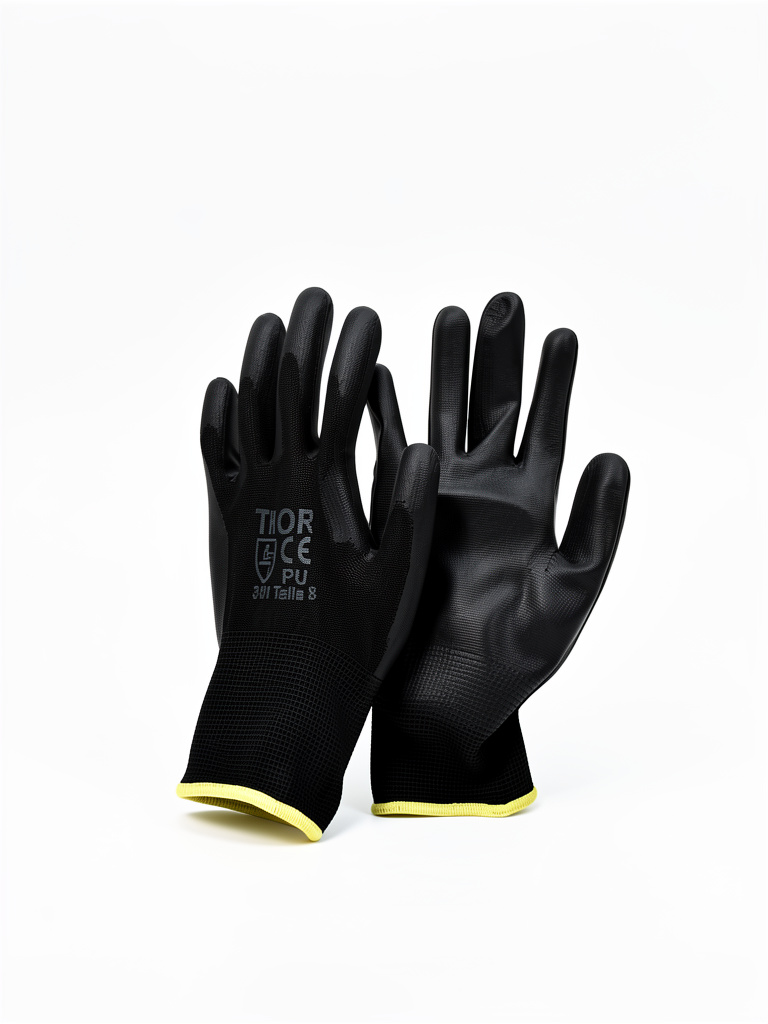 Thor guantes negros PU talla 8