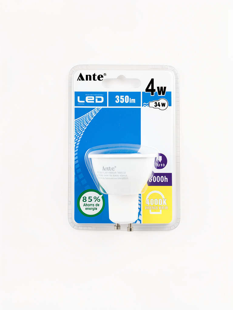 AMPOLLETA LED GU10 4W LUZ CALIDA