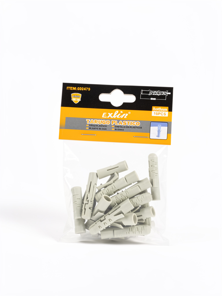 tarugo nylon 8x40mm