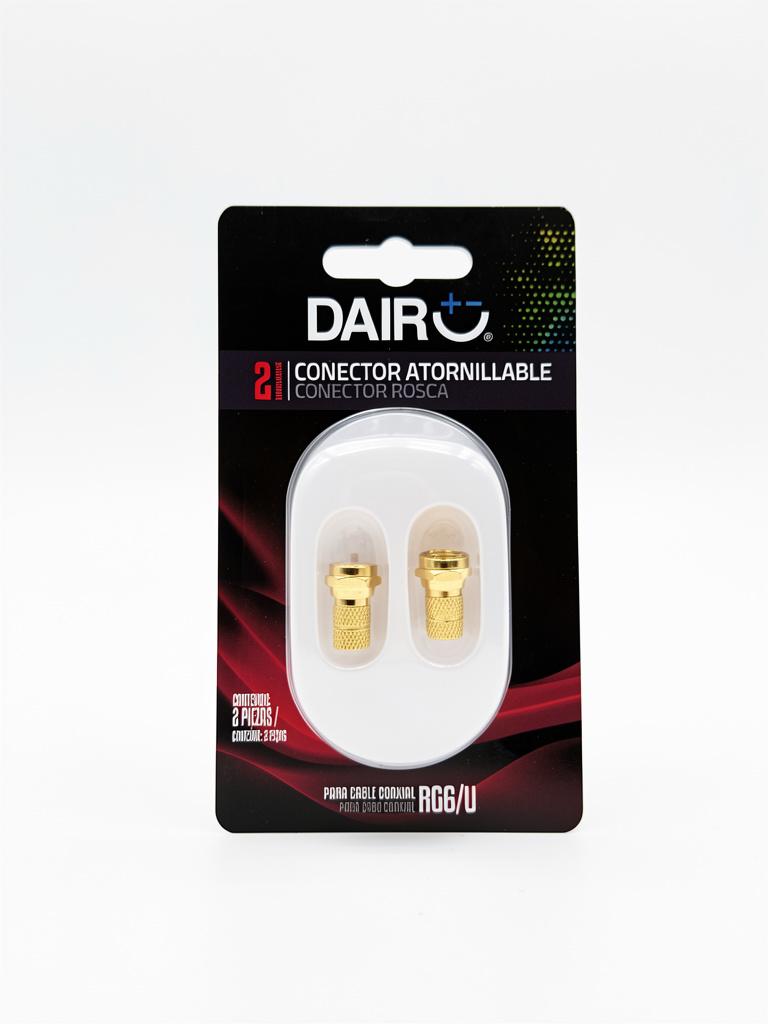 Conector atornillable cable coaxial