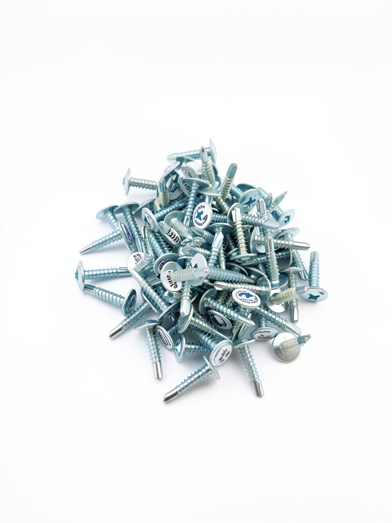 Tornillos cabeza lenteja punta broca 8x3/4" x 1 unidad