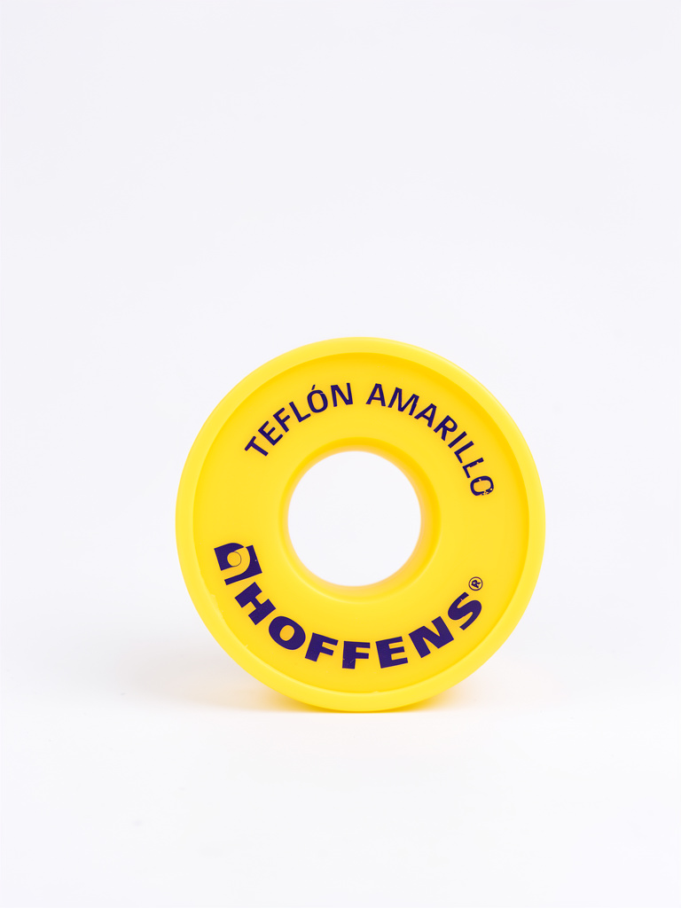 teflón amarillo 3/4"