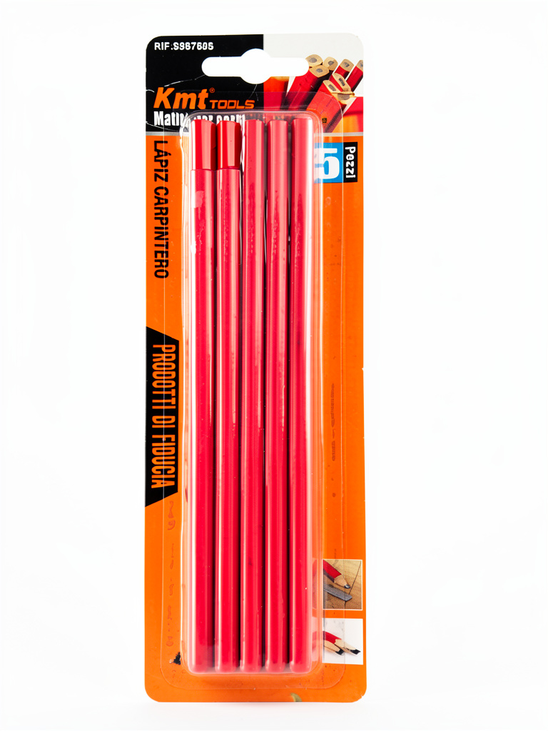 Kmt Tools lápiz carpintero rojo