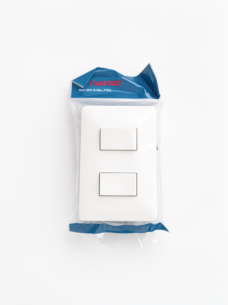 Stanford interruptor doble blanco