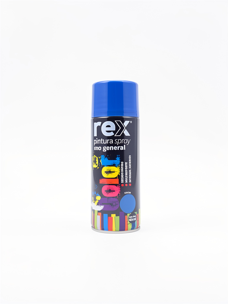 Pintura spray azul rex