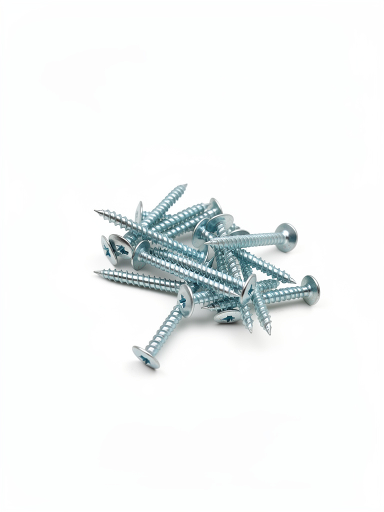 Tornillos cabeza lenteja punta fina 8x1 1/2" x 1 unidad